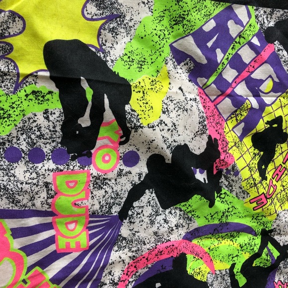 90s vintage skate bandana - made in USA UNISEX - Picture 6 of 7